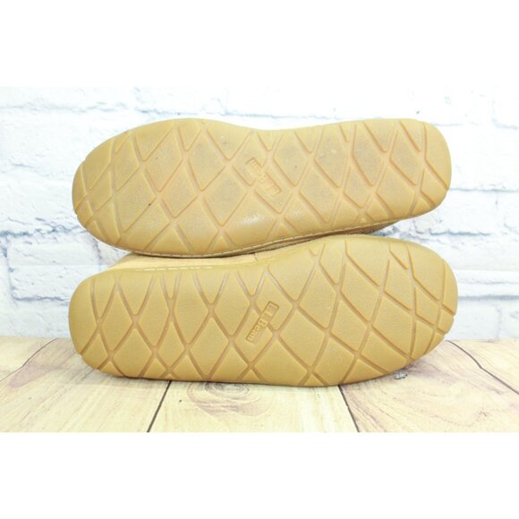 LL Bean Wicked Good Slippers Boot Moc Suede Brown Size 12 Wide - Picture 10 of 10